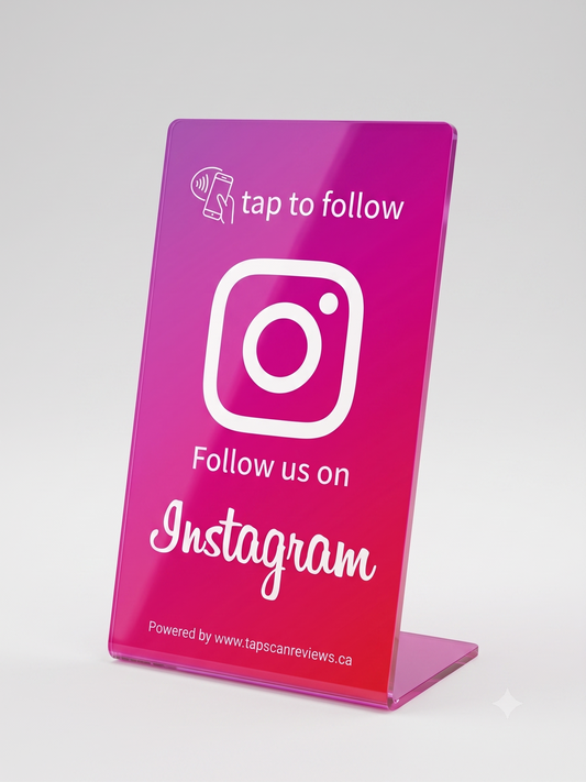 NFC Instagram Follow Stand